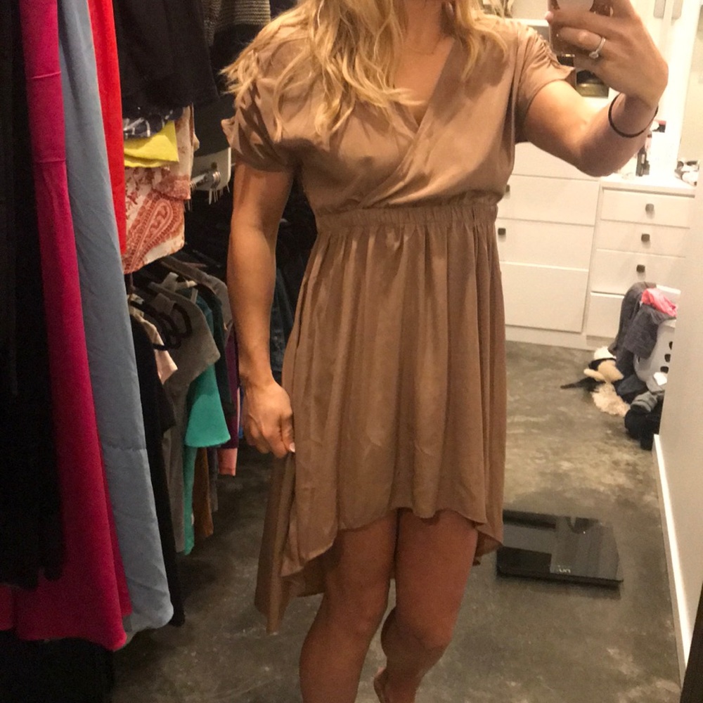 Nude / tan dress